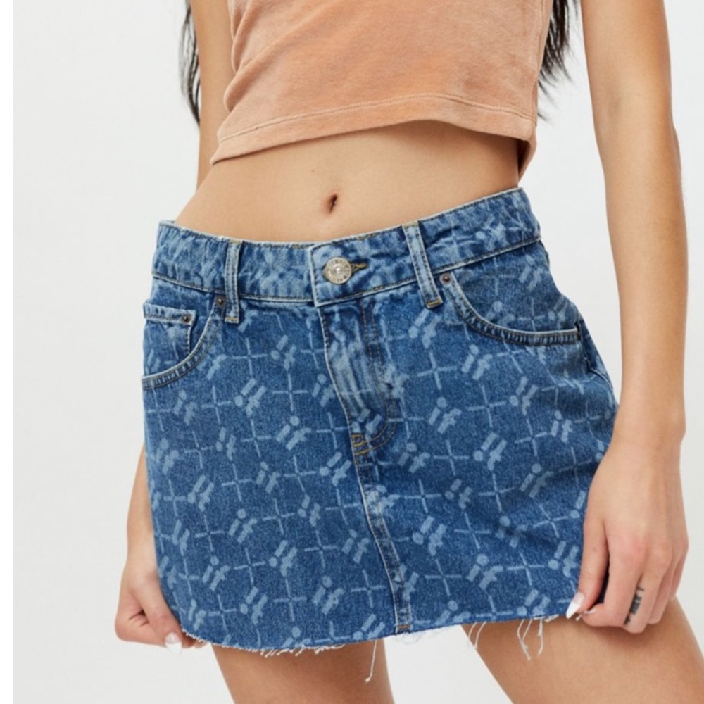 Monogram skirt